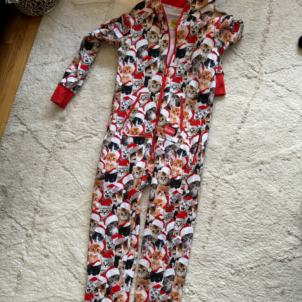 Tipsy Elves Meowy Catmus Jumpsuit